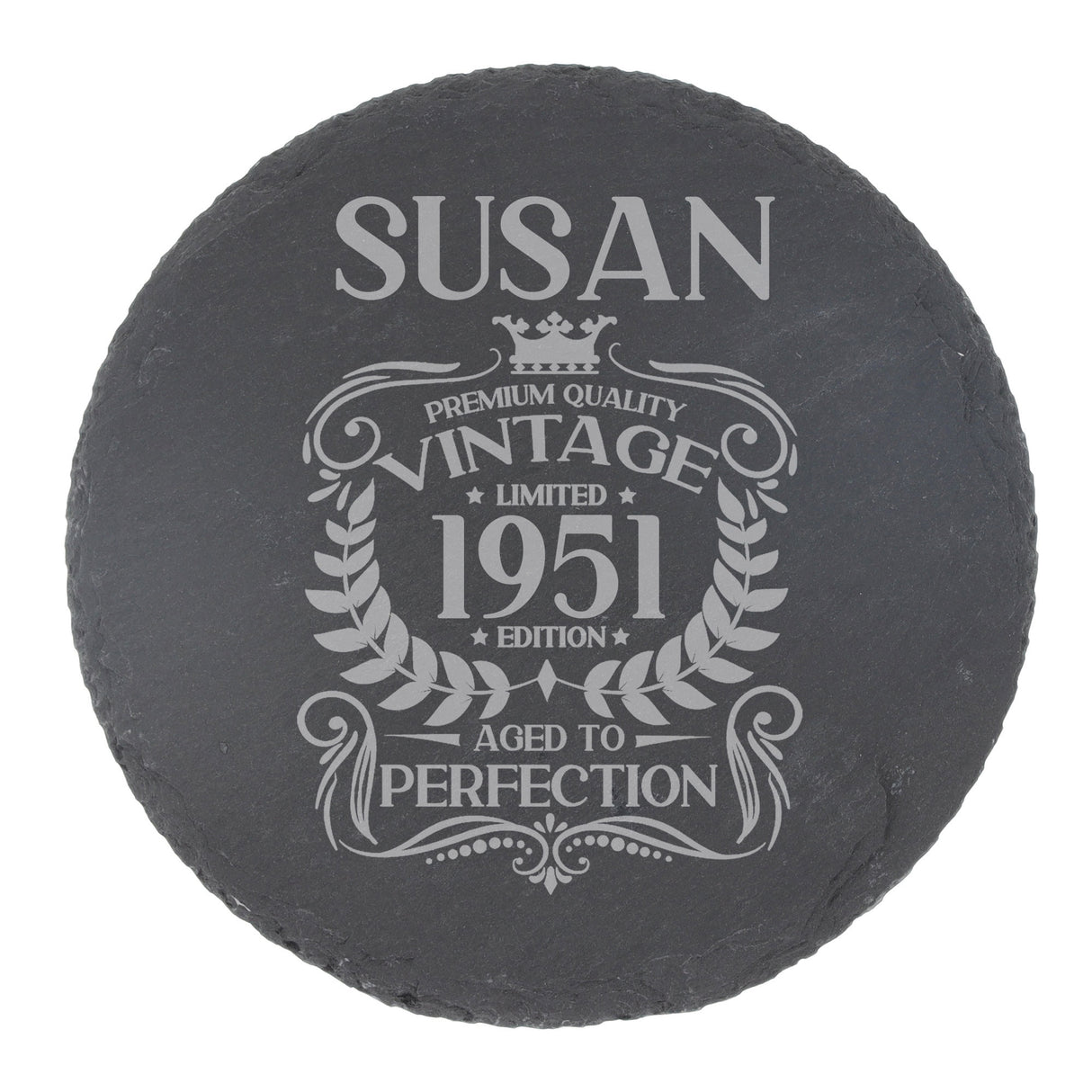 Round Slate Coaster
