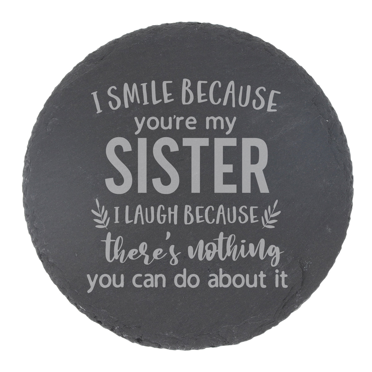 Round Slate Coaster