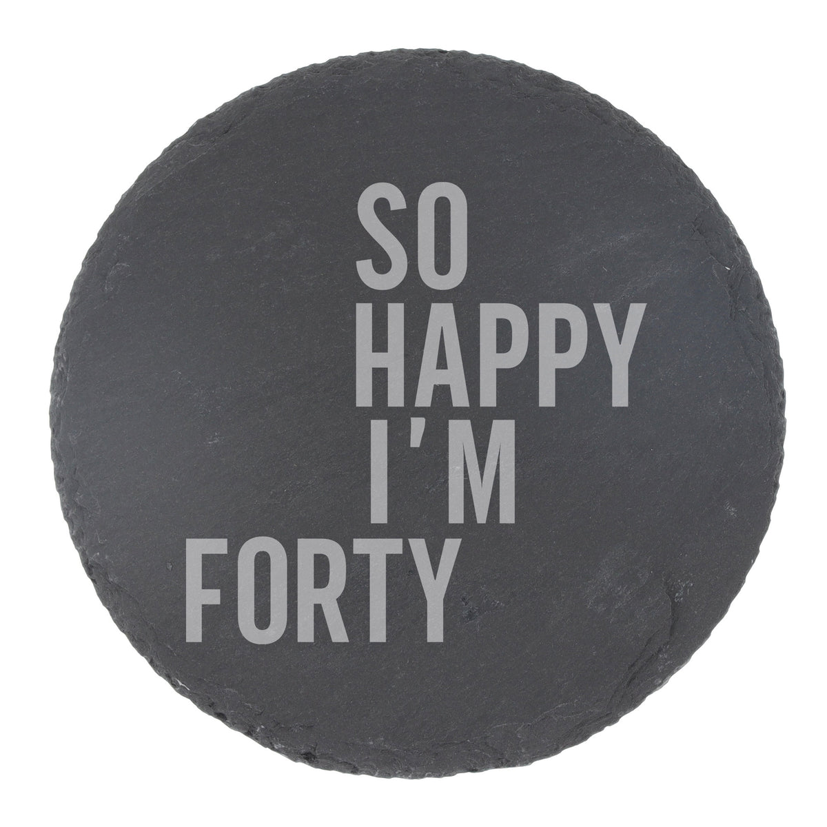 Round Slate Coaster