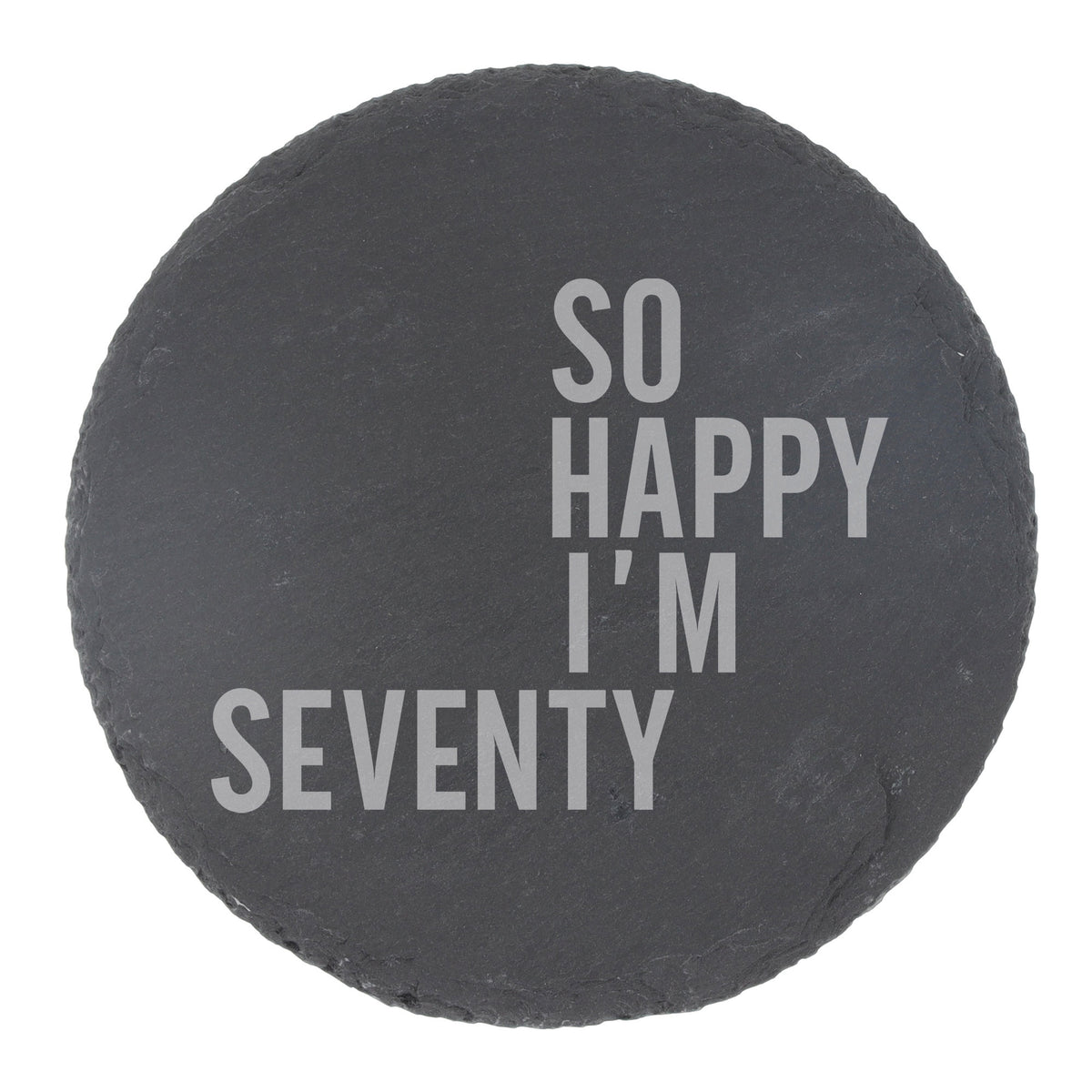 Round Slate Coaster