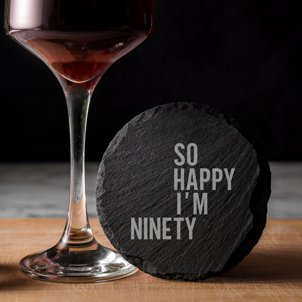 Round Slate Coaster