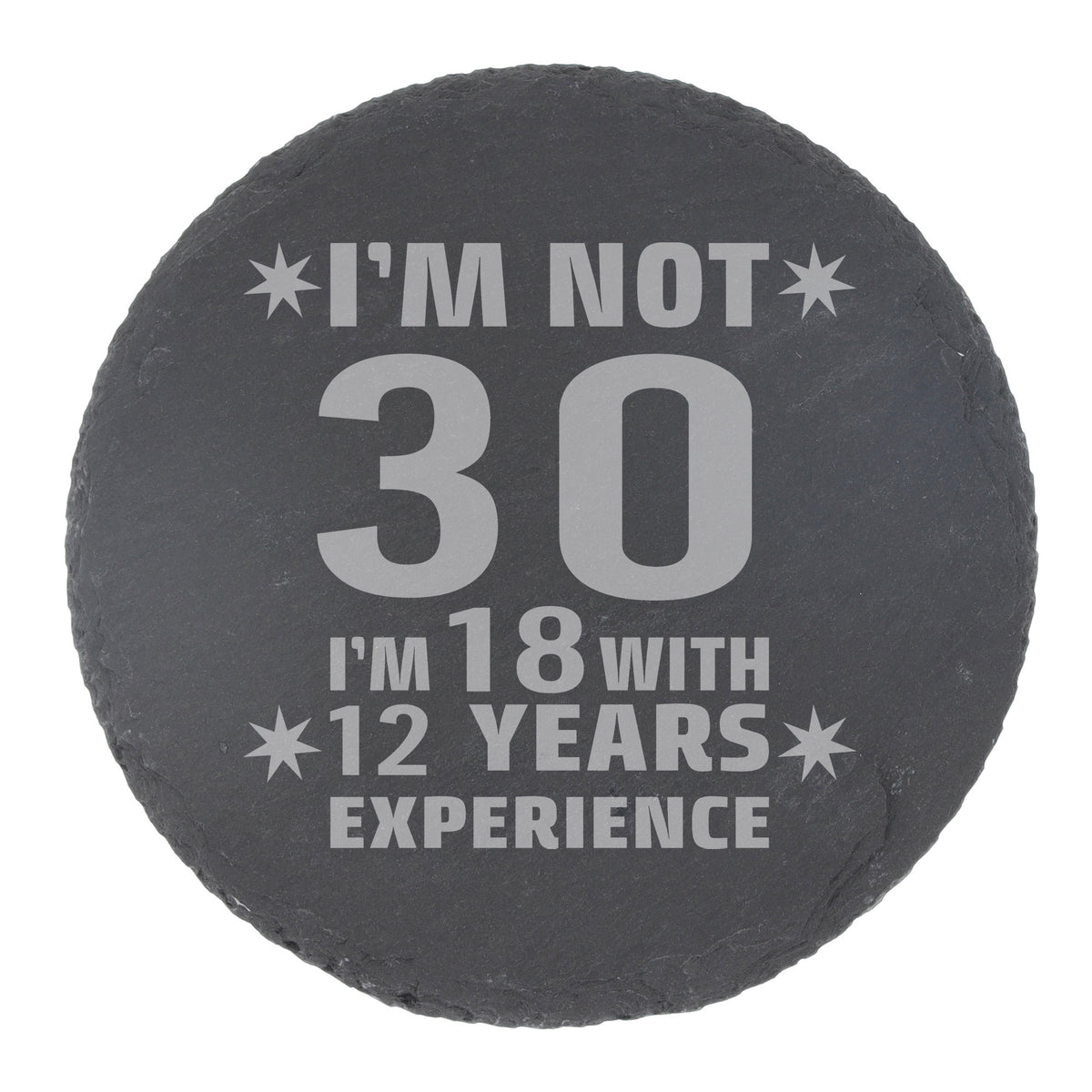 Round Slate Coaster
