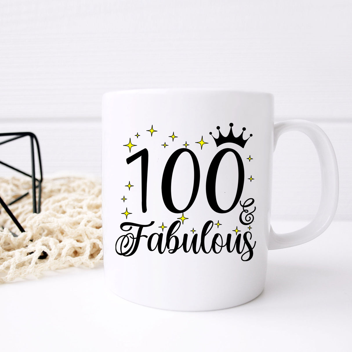 100 and Fabulous 100th Birthday Coffee Mug for Tea or Coffee