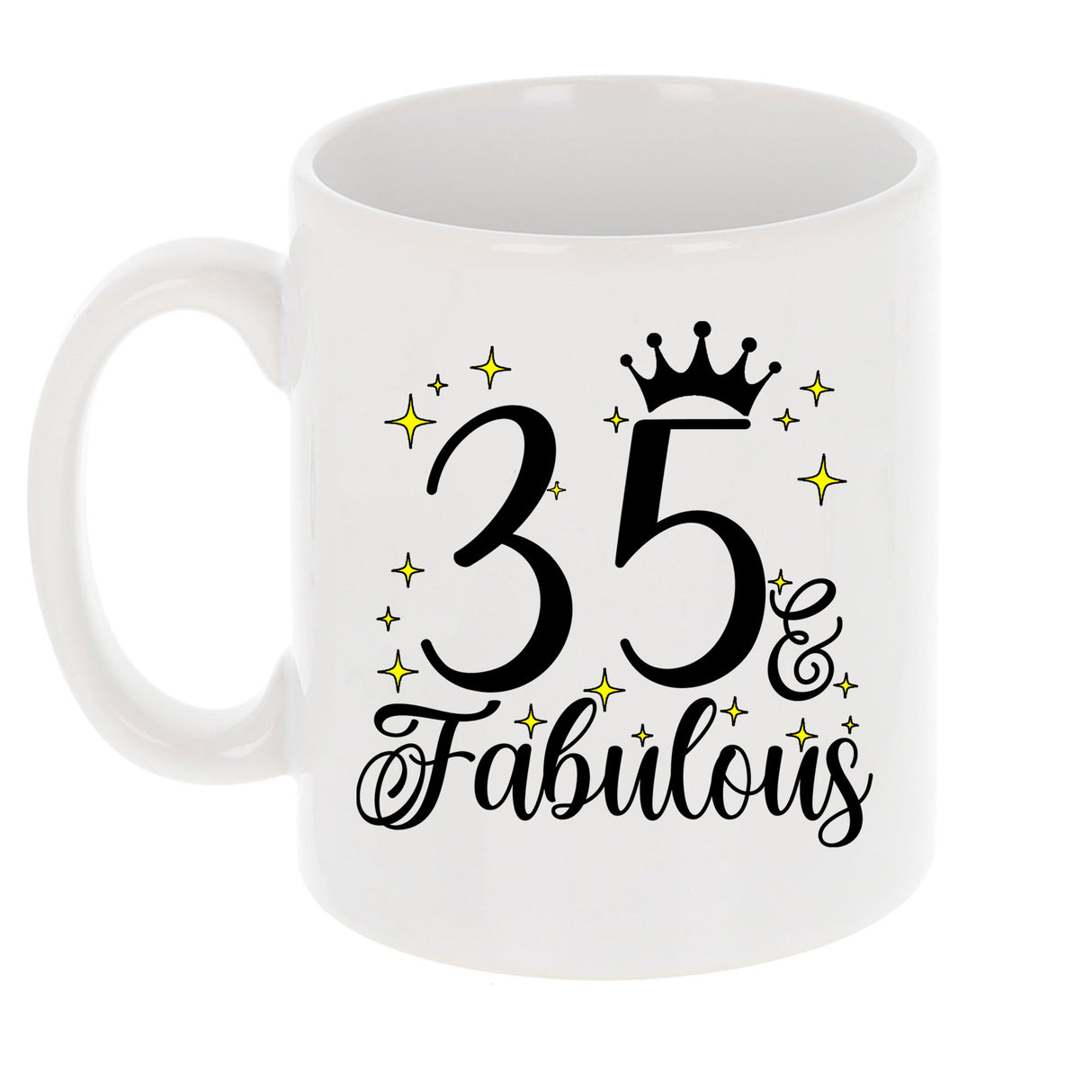 35 and Fabulous 35th Birthday Coffee Mug for Tea or Coffee
