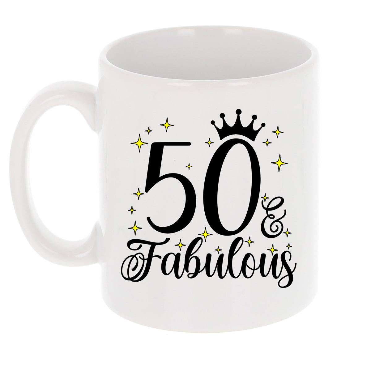 50 and Fabulous 50th Birthday Coffee Mug for Tea or Coffee