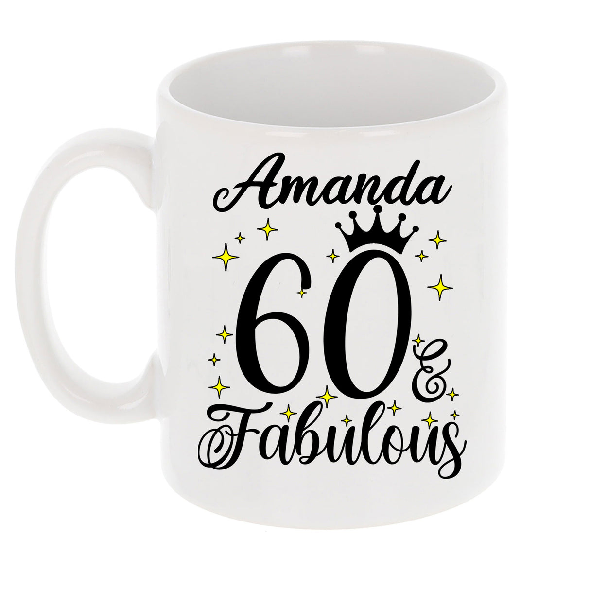 60 and Fabulous 60th Birthday Coffee Mug for Tea or Coffee