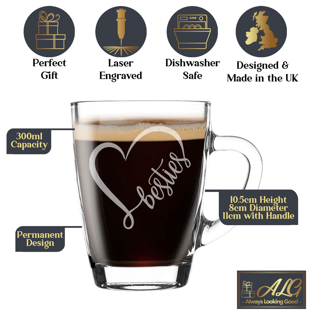 Glass Coffee Mug