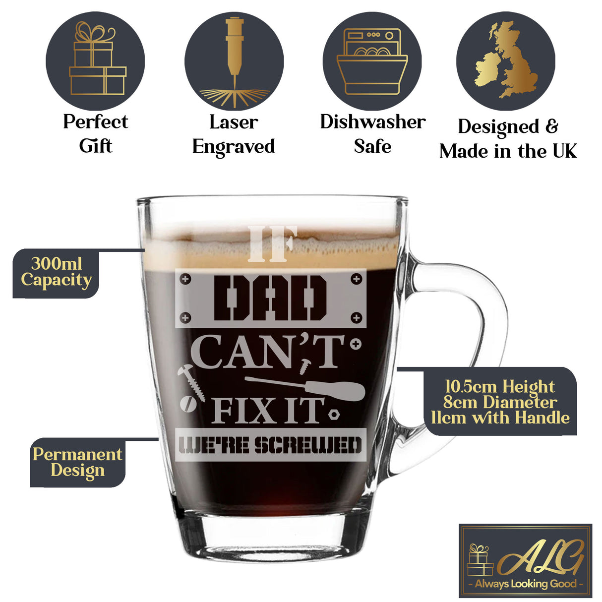 Glass Coffee Mug