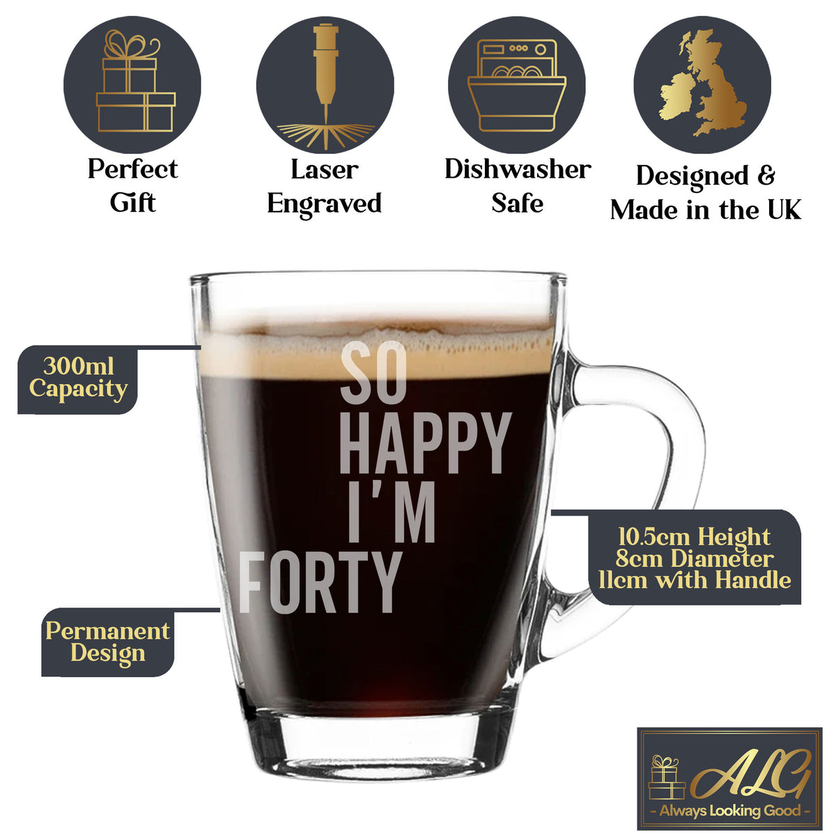 Glass Coffee Mug