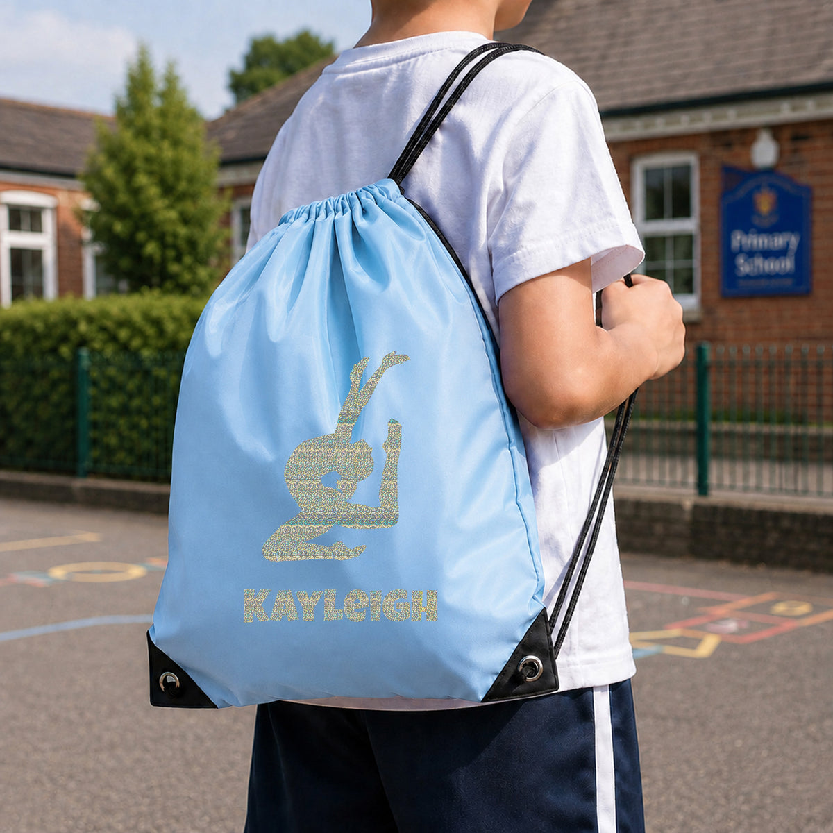 Sky Blue Gym Sac