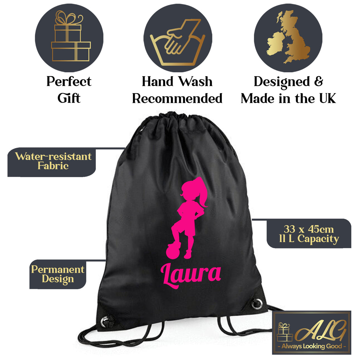 Black Gym Sac
