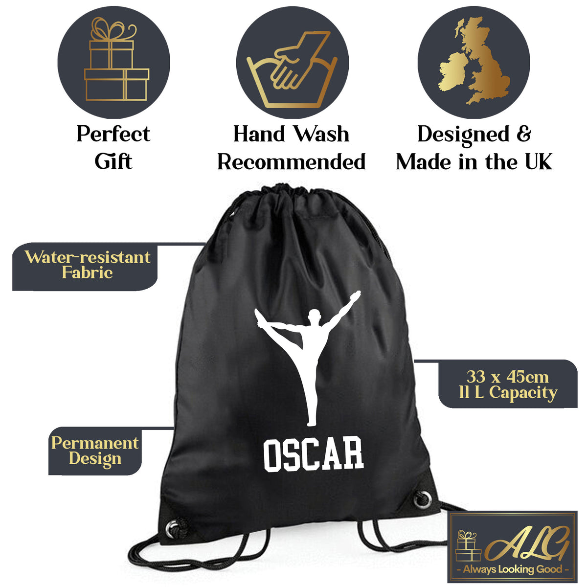 Black Gym Sac