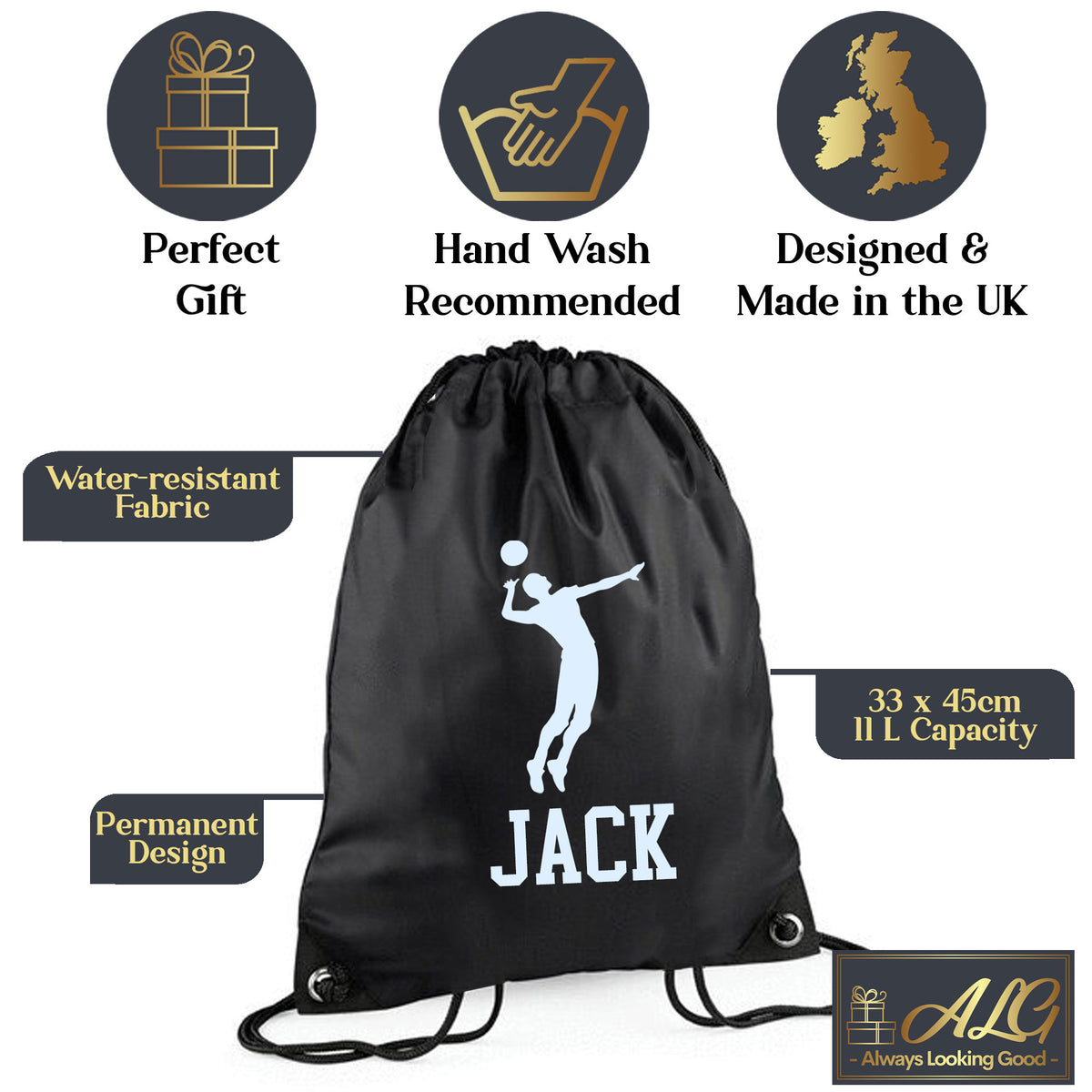 Black Gym Sac