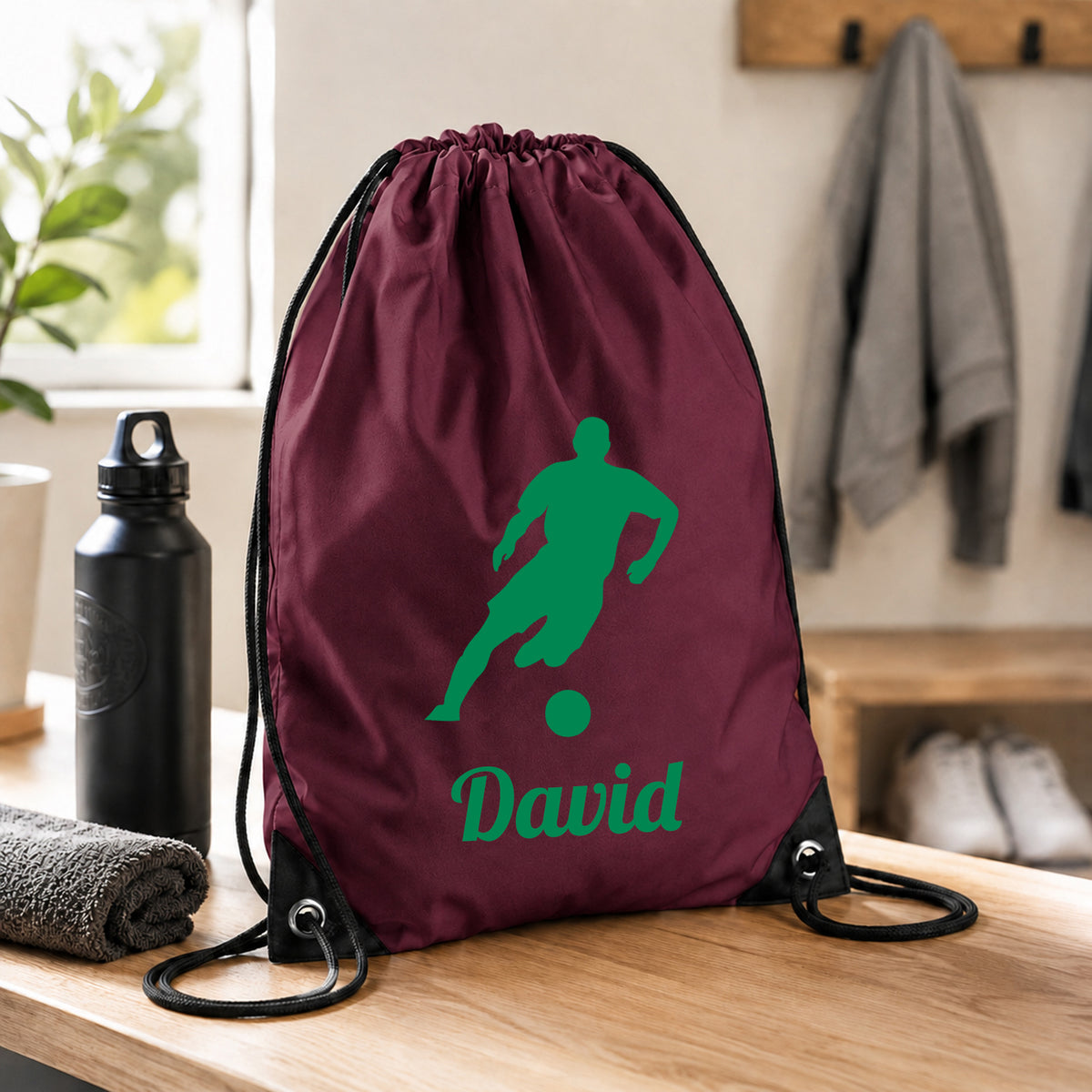 Burgundy Gym Sac
