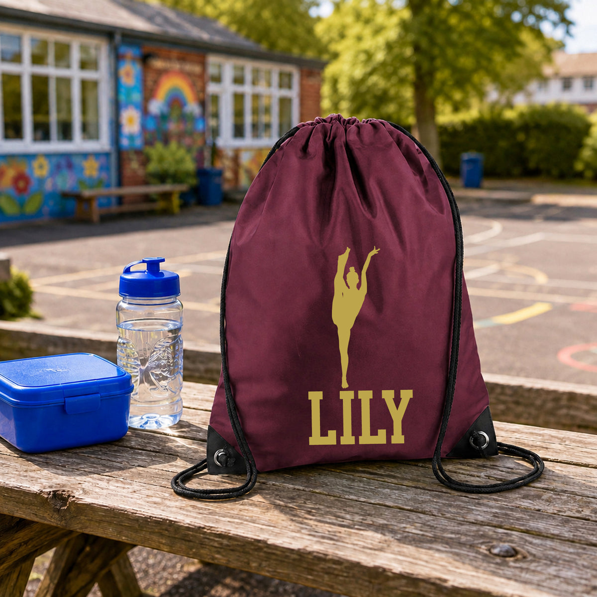 Burgundy Gym Sac