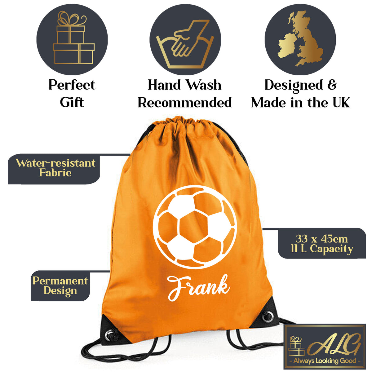 Orange Gym Sac