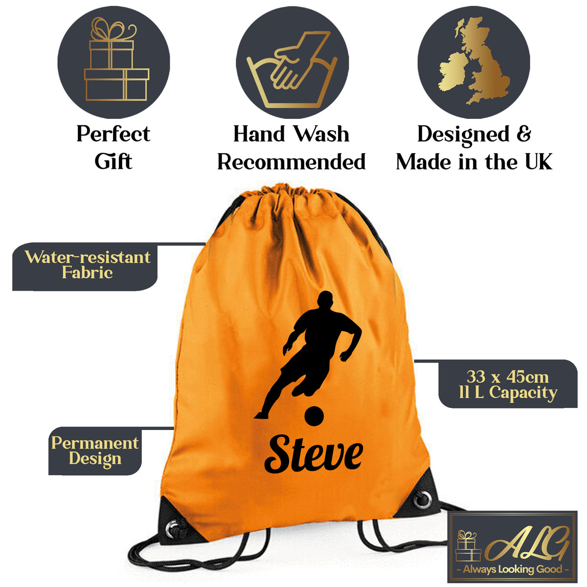 Orange Gym Sac