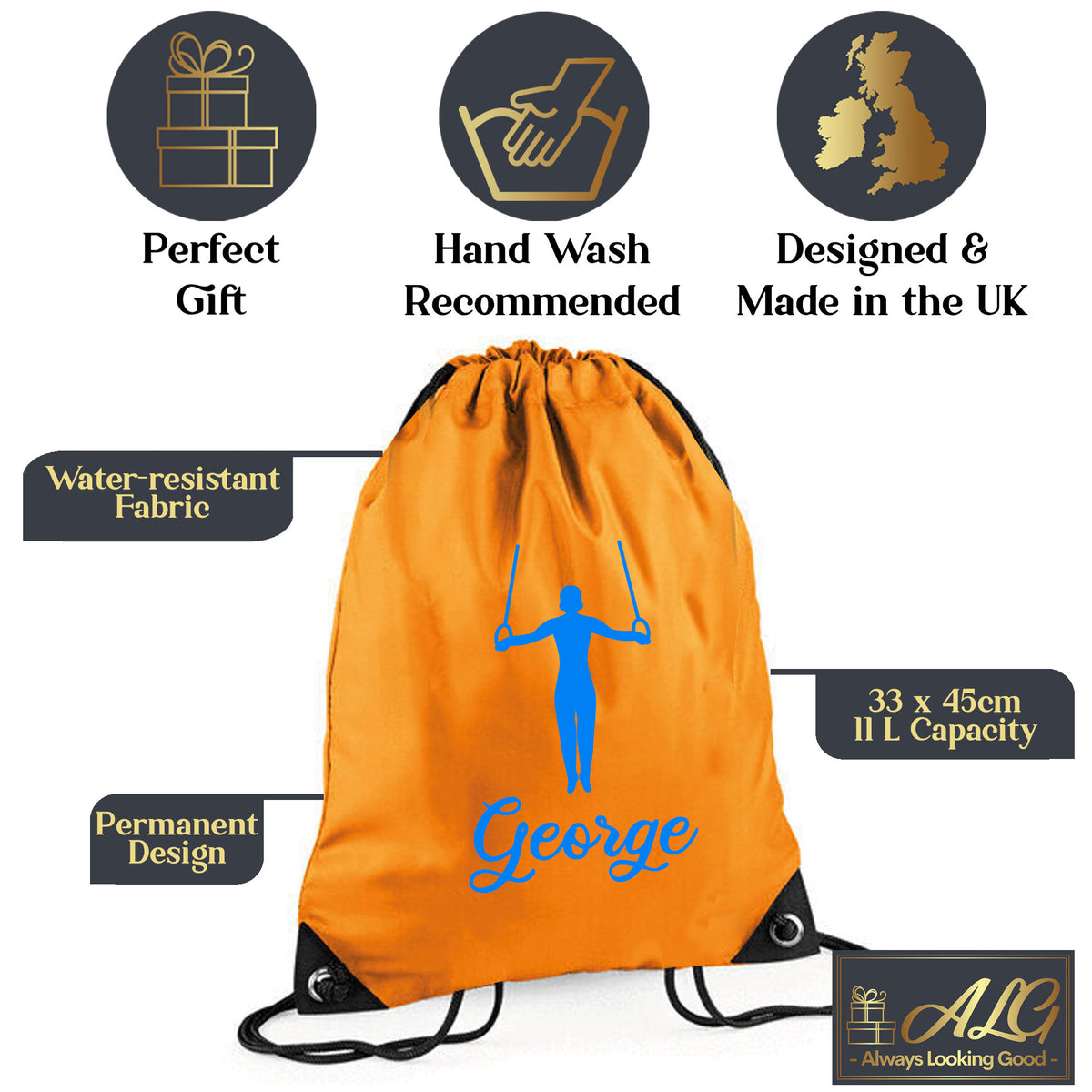 Orange Gym Sac