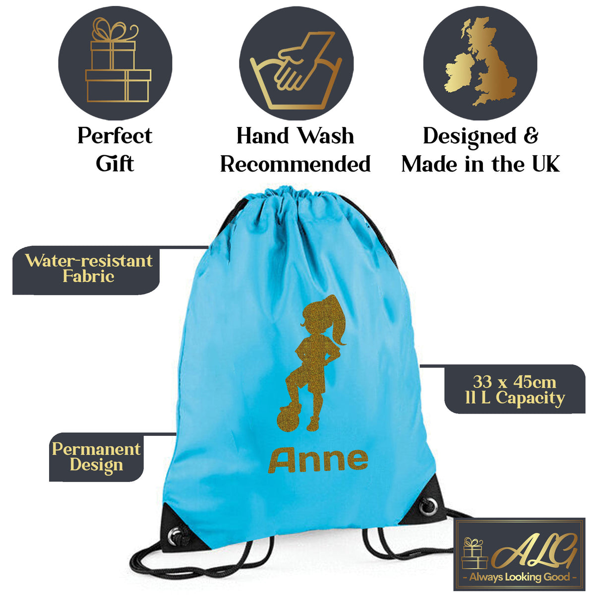 Surf Blue Gym Sac