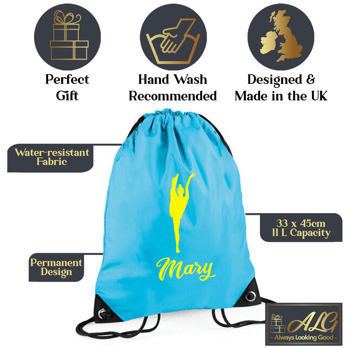 Surf Blue Gym Sac