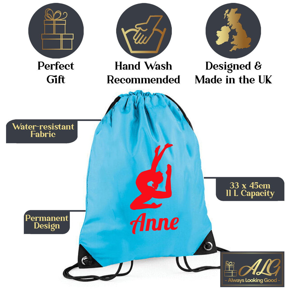 Surf Blue Gym Sac