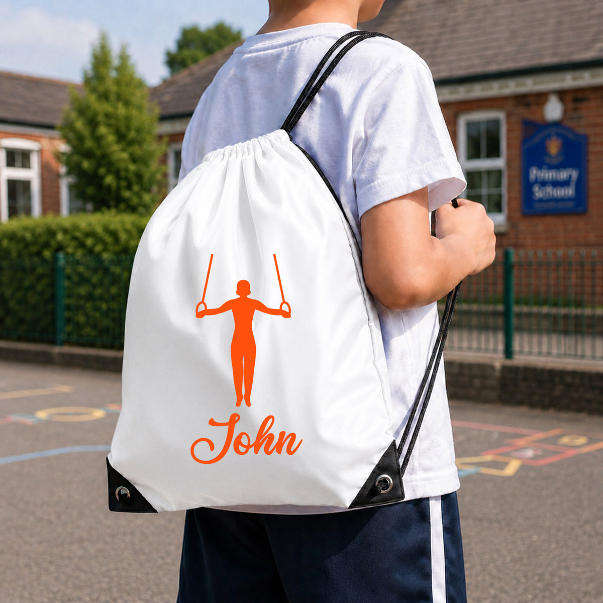 White Gym Sac
