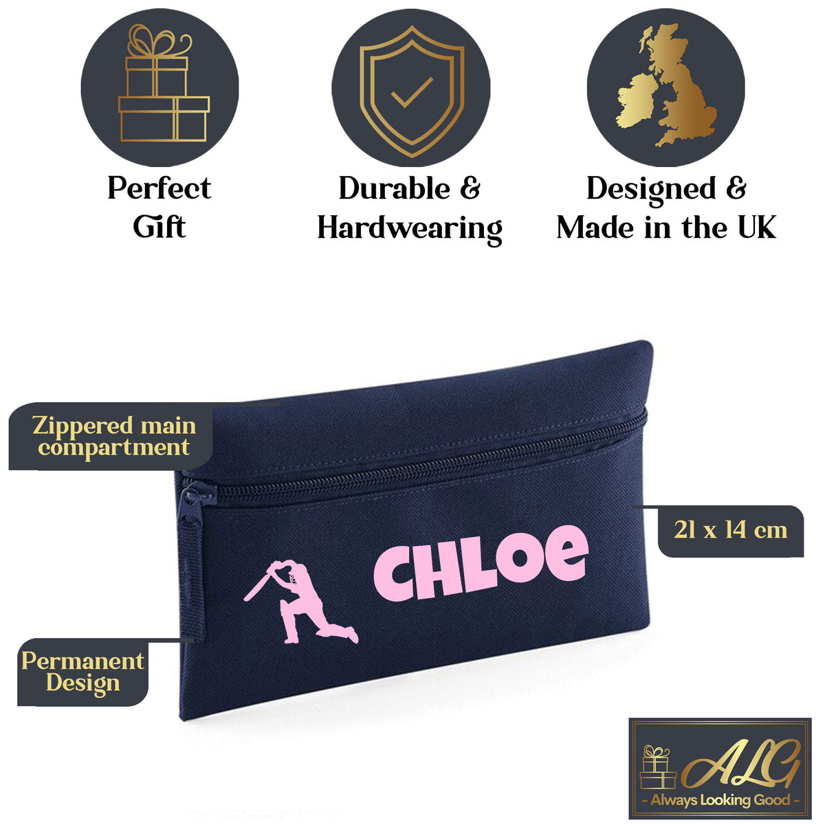 Navy Pencil Case