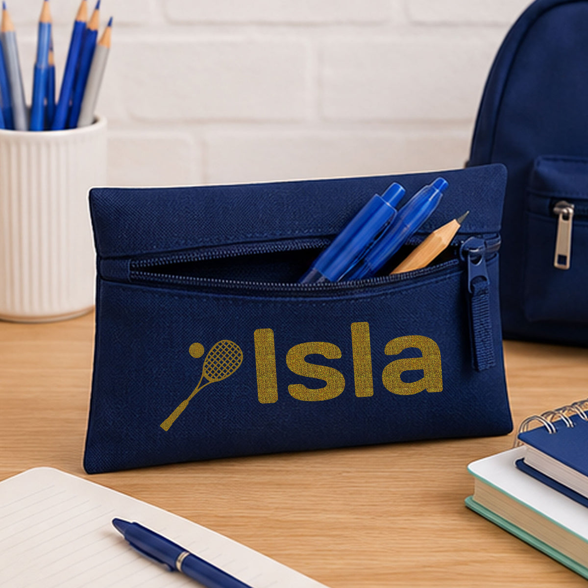 Navy Pencil Case