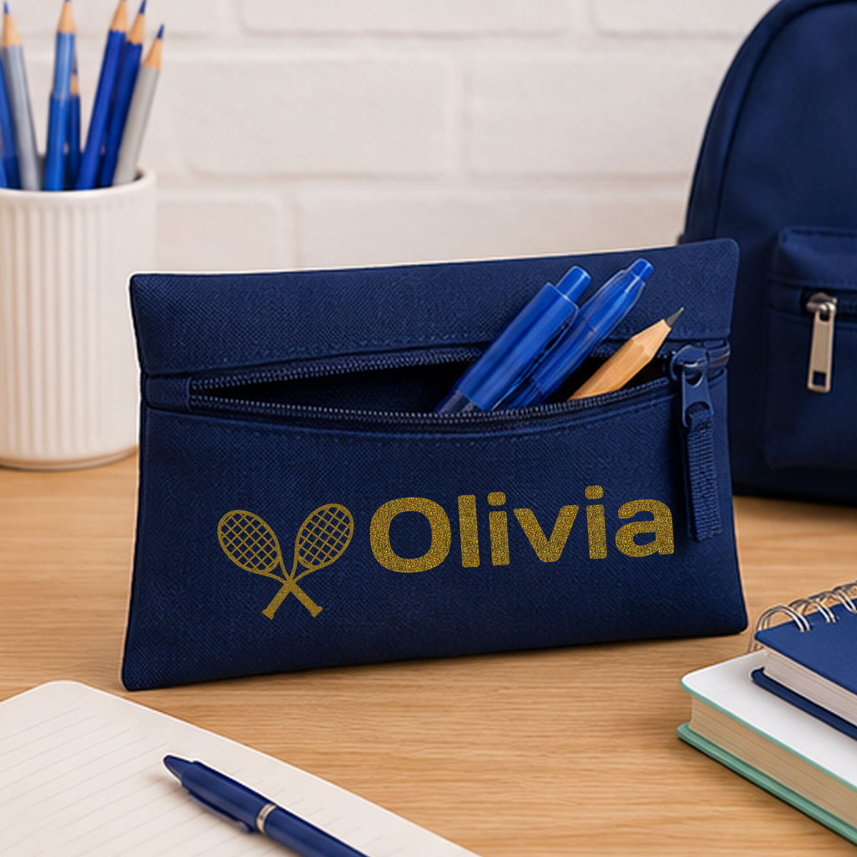 Navy Pencil Case