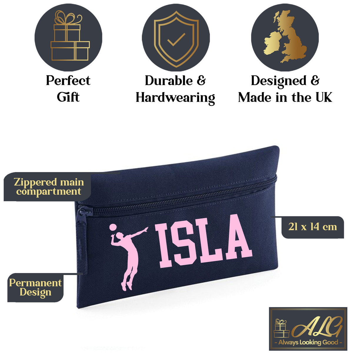 Navy Pencil Case