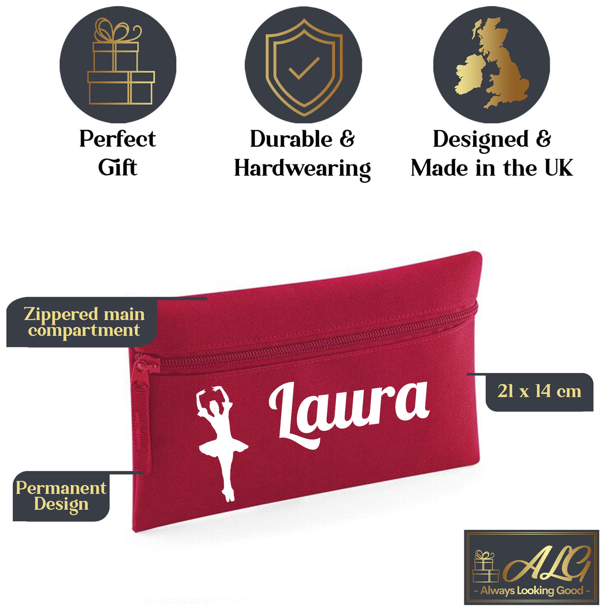Red Pencil Case