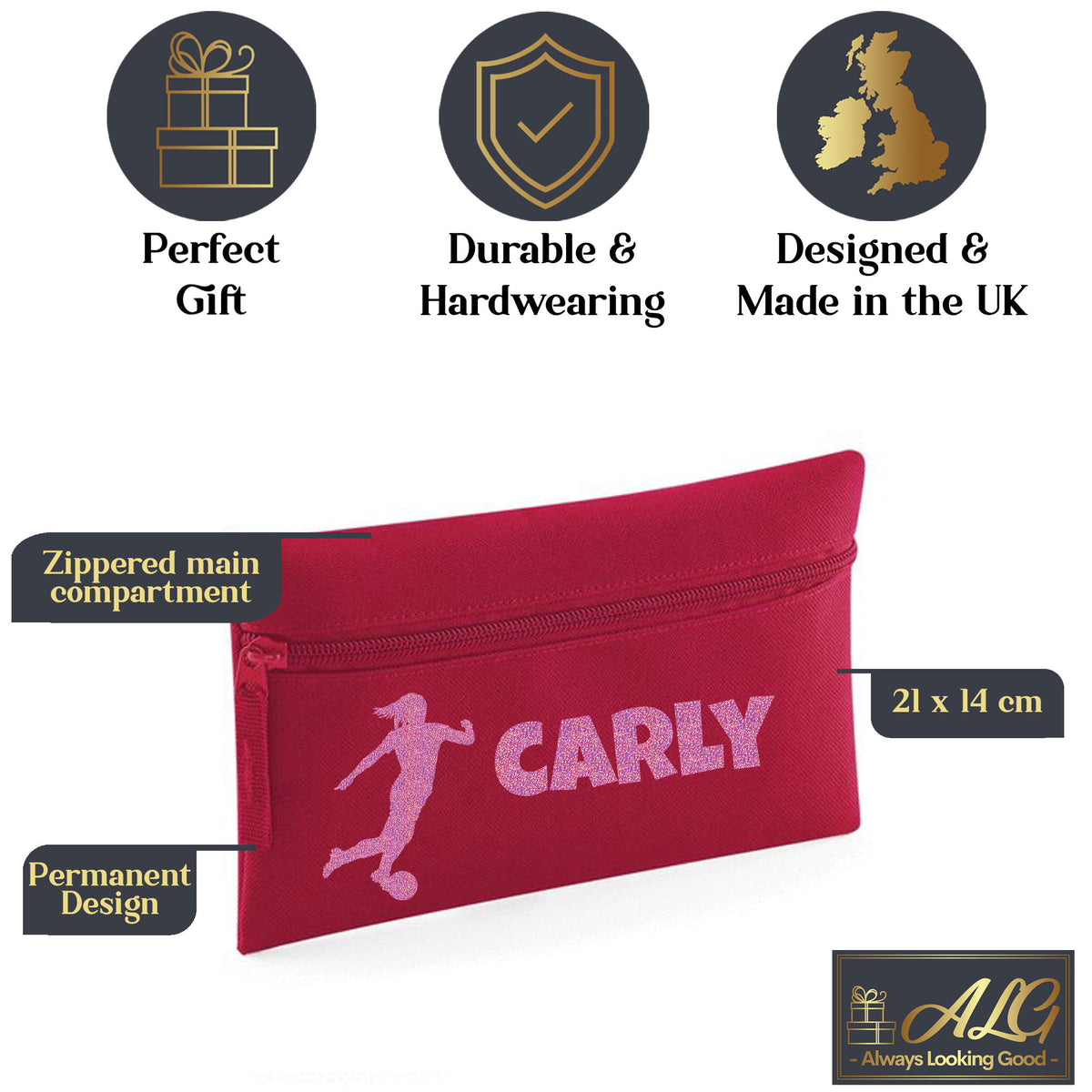 Red Pencil Case