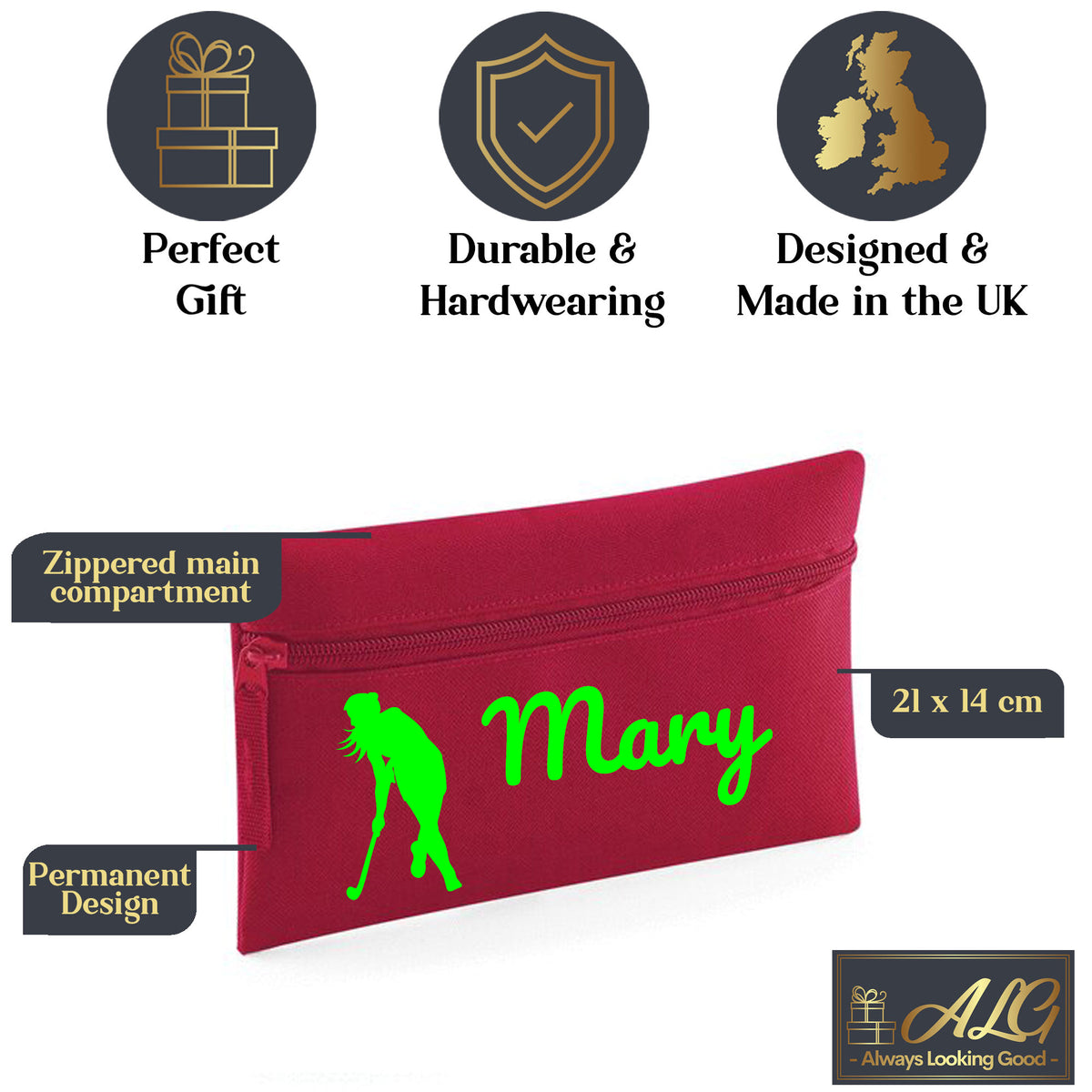 Red Pencil Case