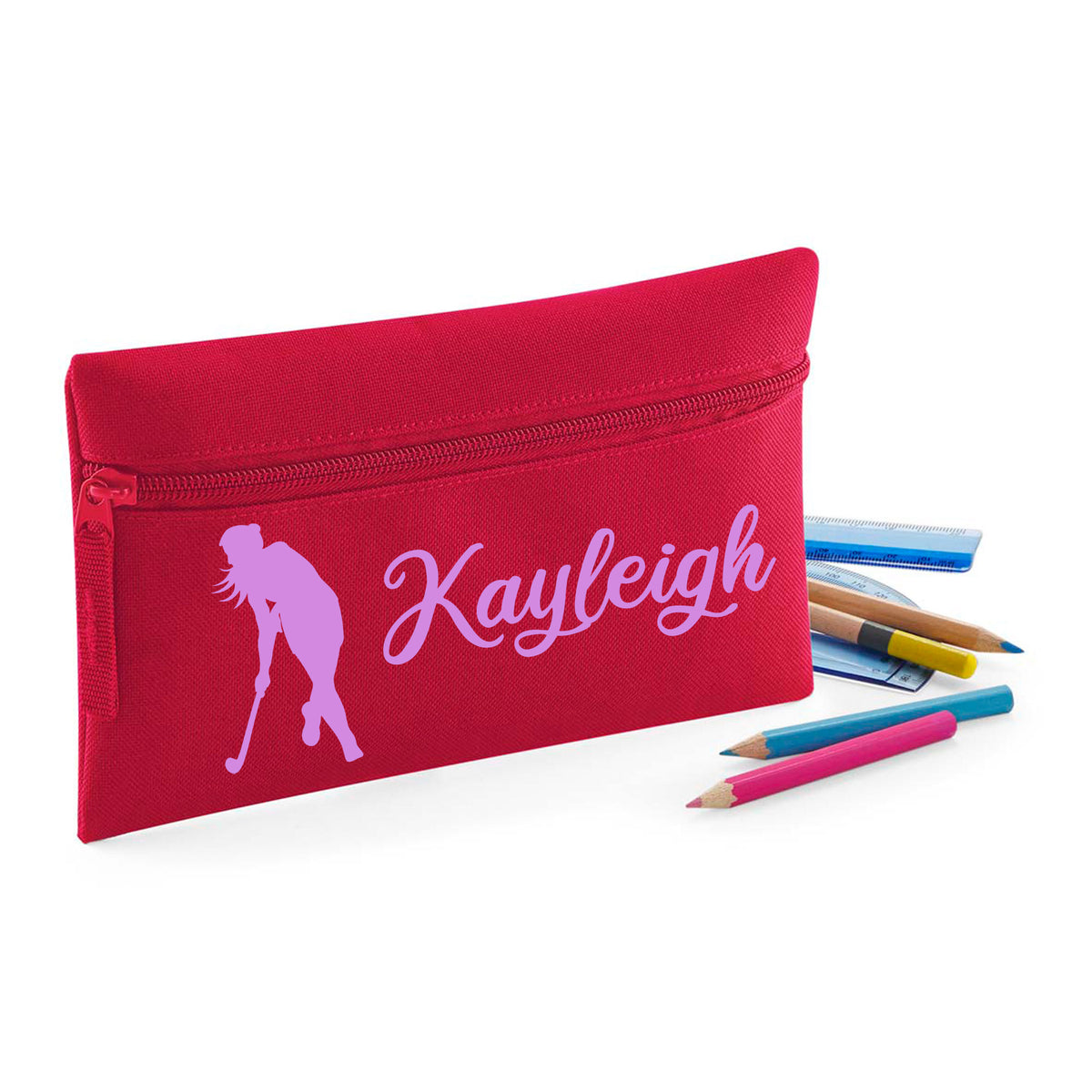 Red Pencil Case