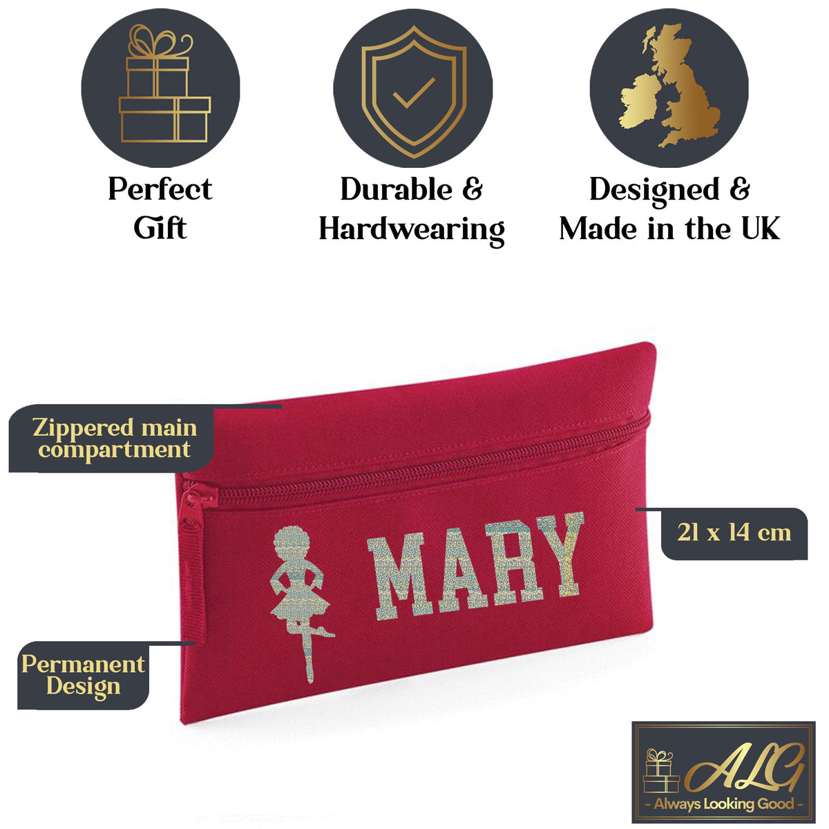 Red Pencil Case