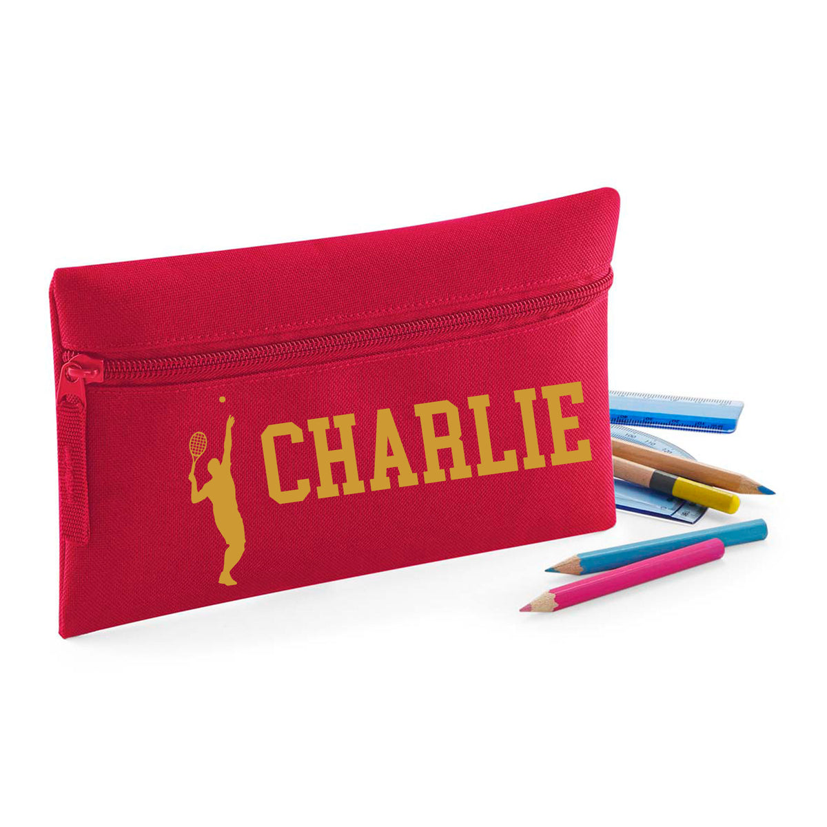 Red Pencil Case