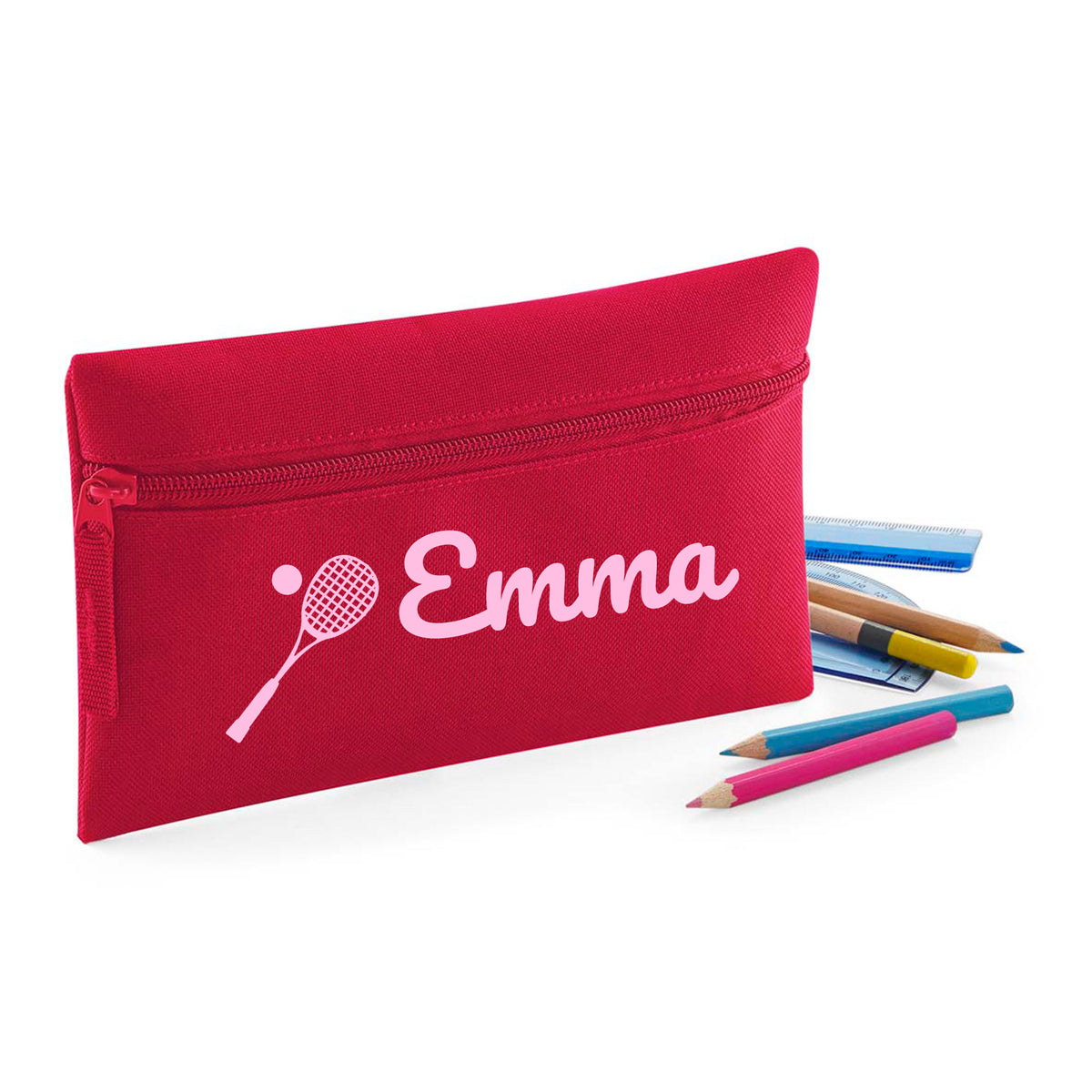 Red Pencil Case