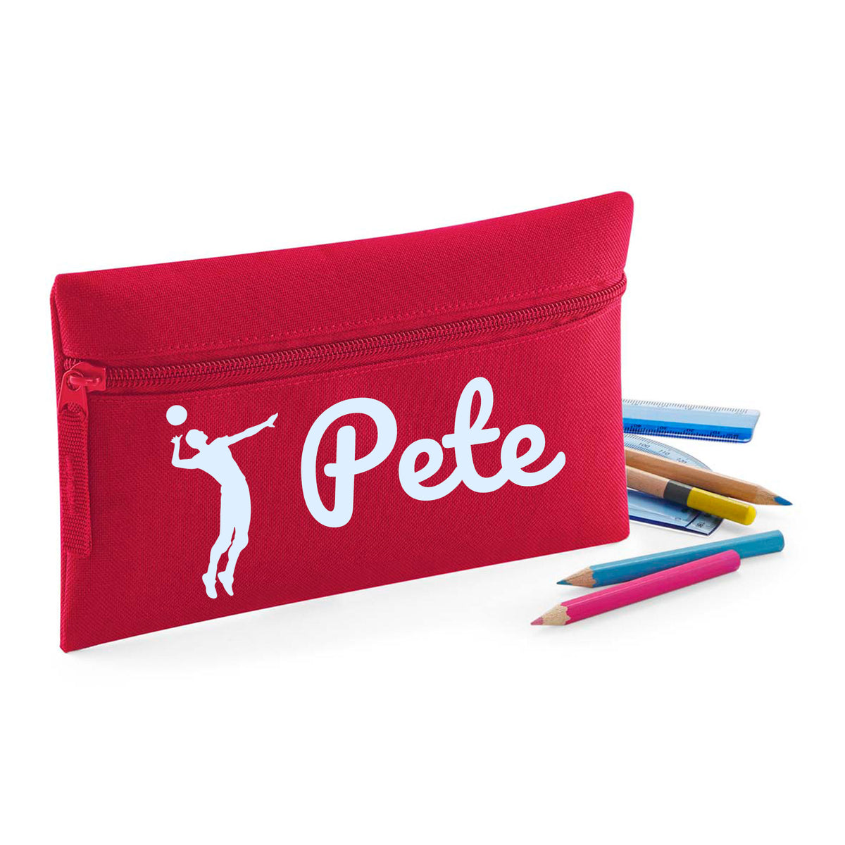 Red Pencil Case