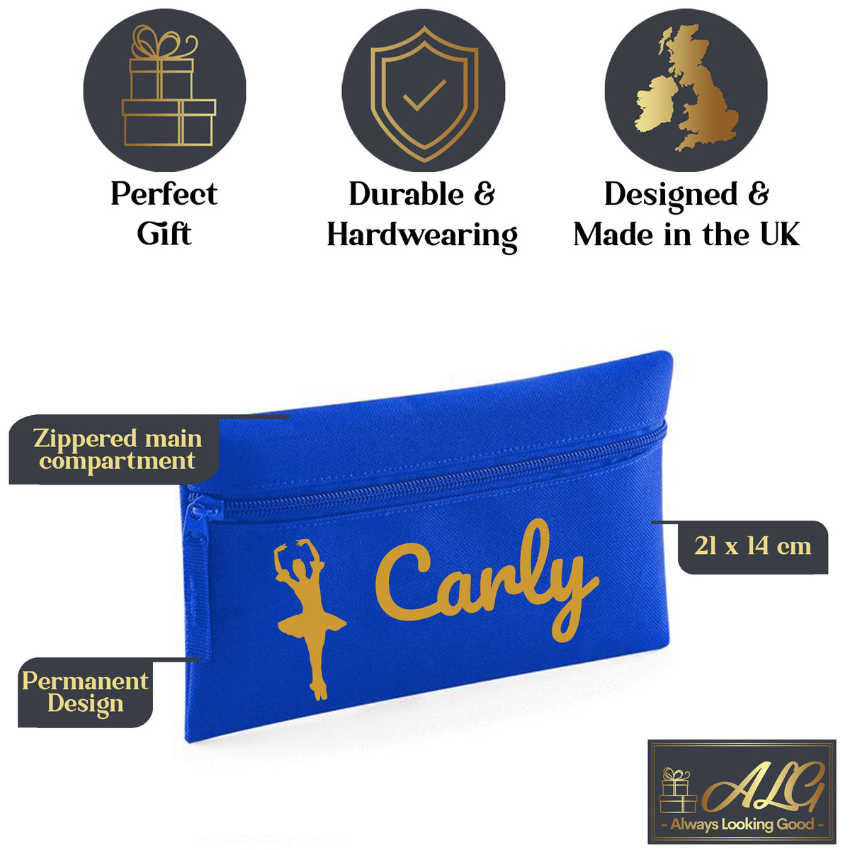 Royal Blue Pencil Case