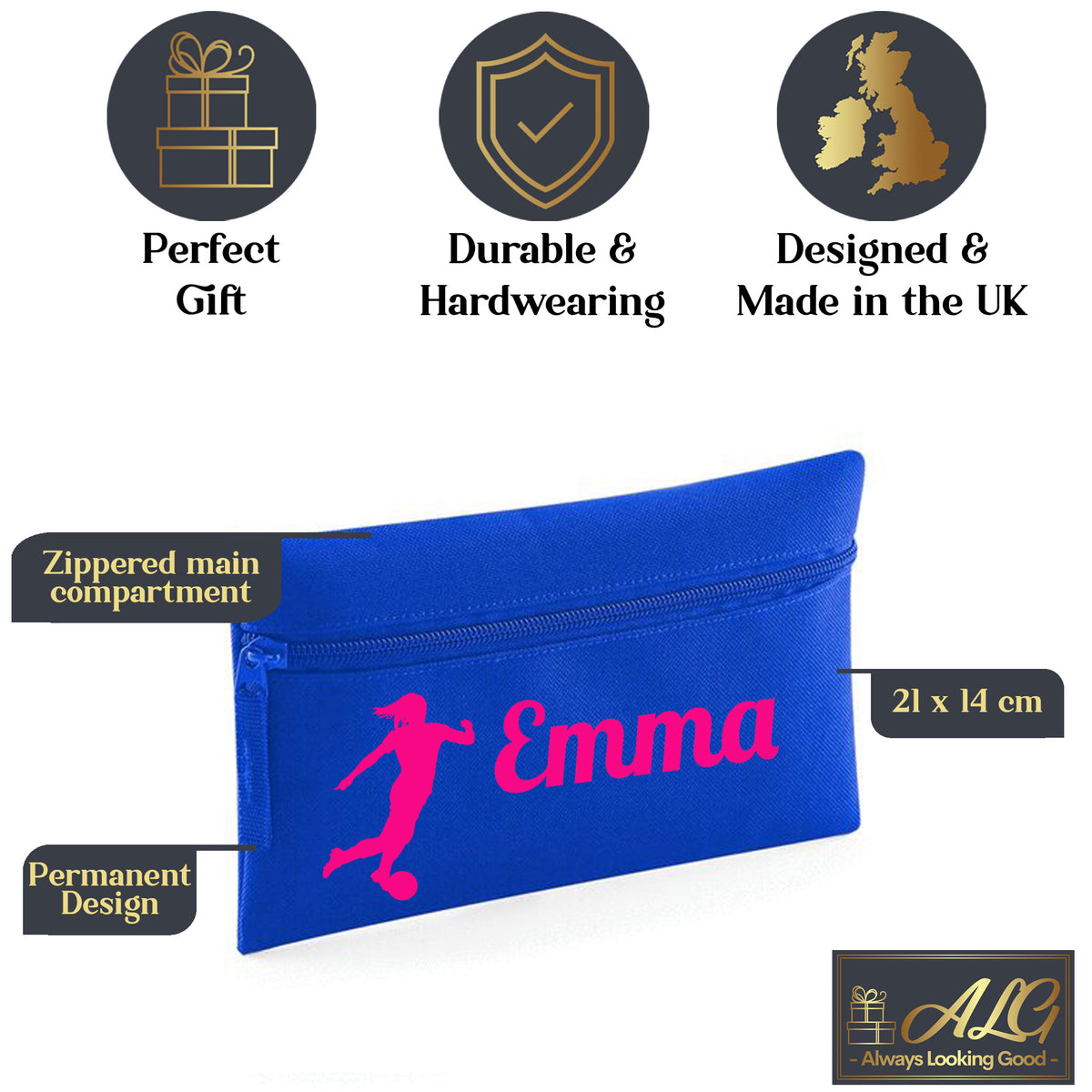 Royal Blue Pencil Case