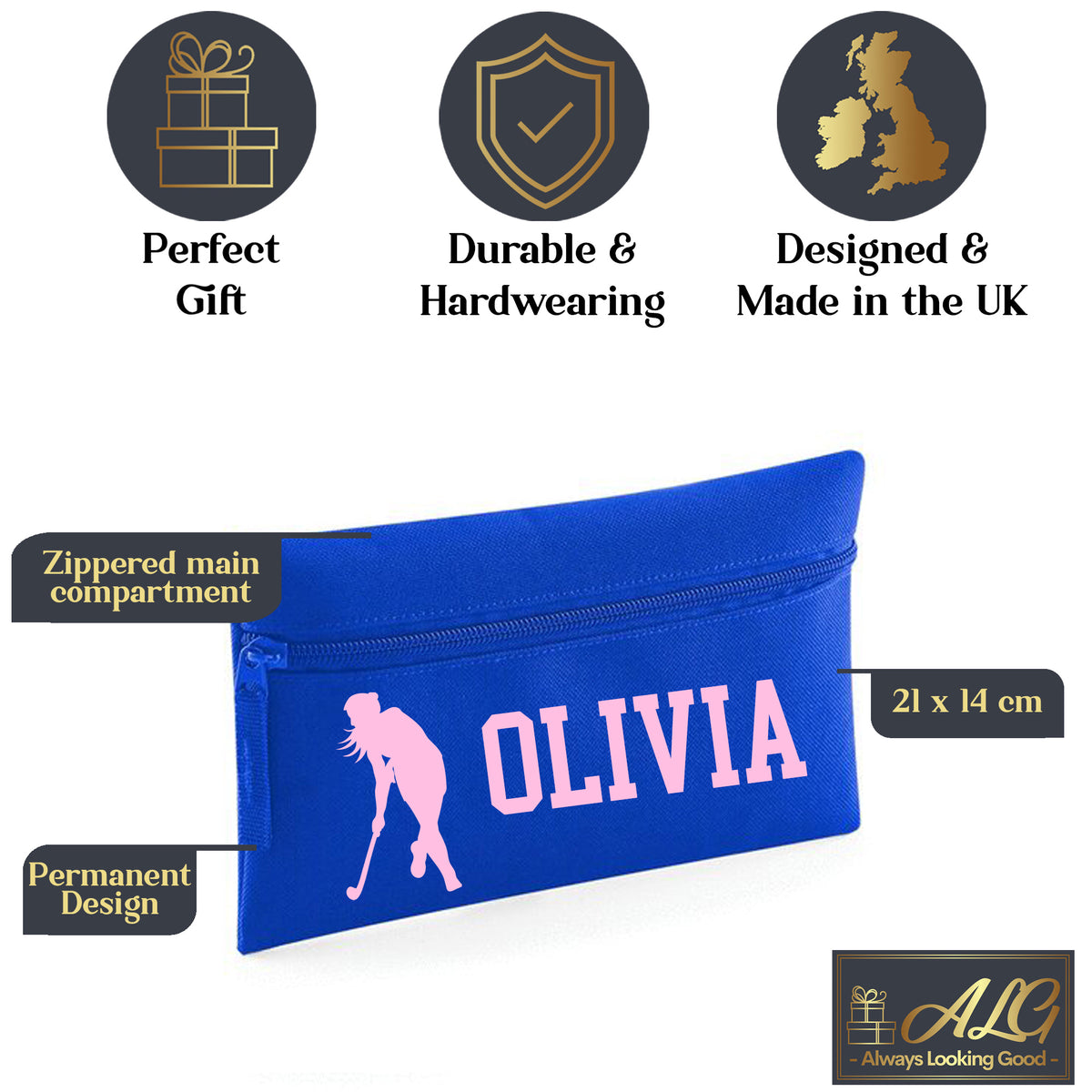 Royal Blue Pencil Case