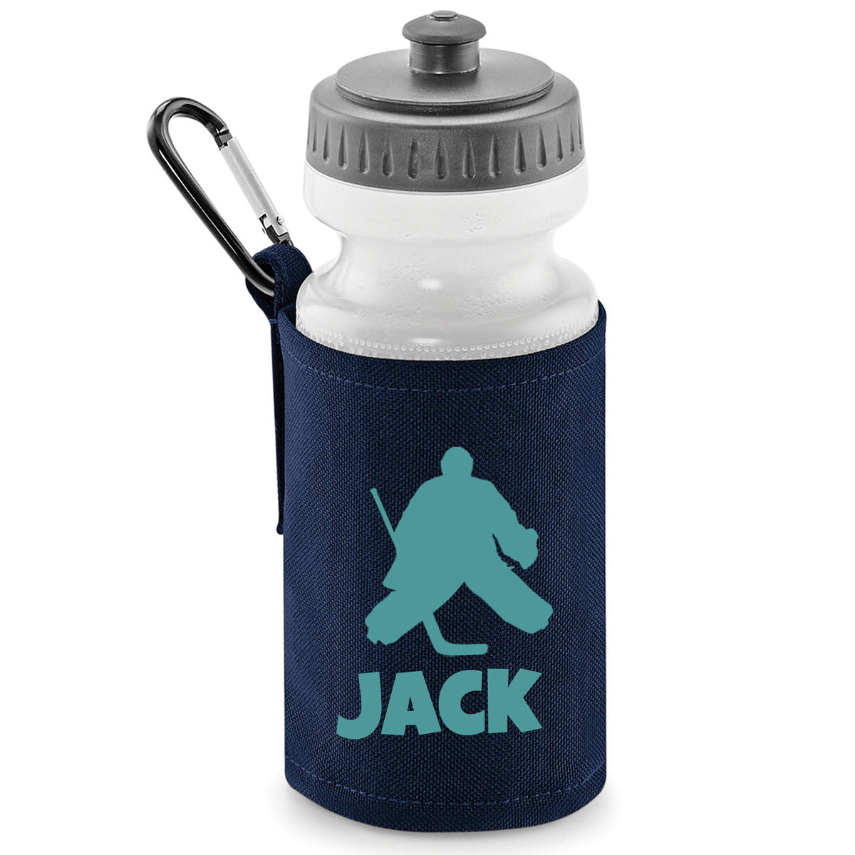 Navy Water Bottle & Holder