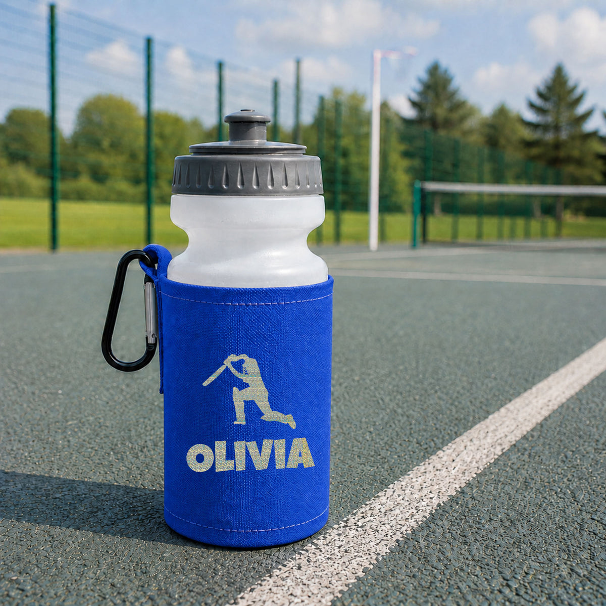 Royal Blue Water Bottle & Holder