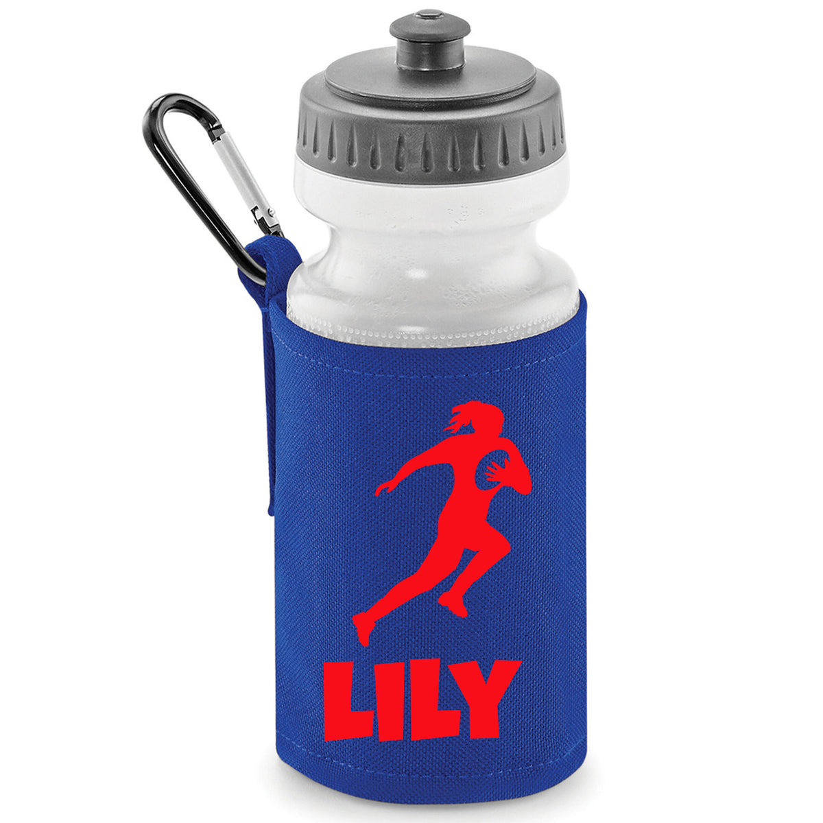 Royal Blue Water Bottle & Holder