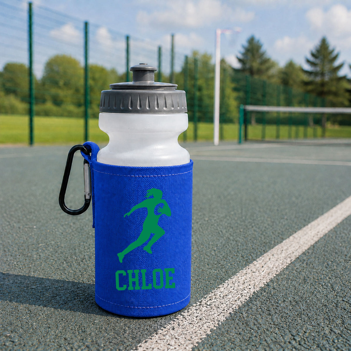 Royal Blue Water Bottle & Holder