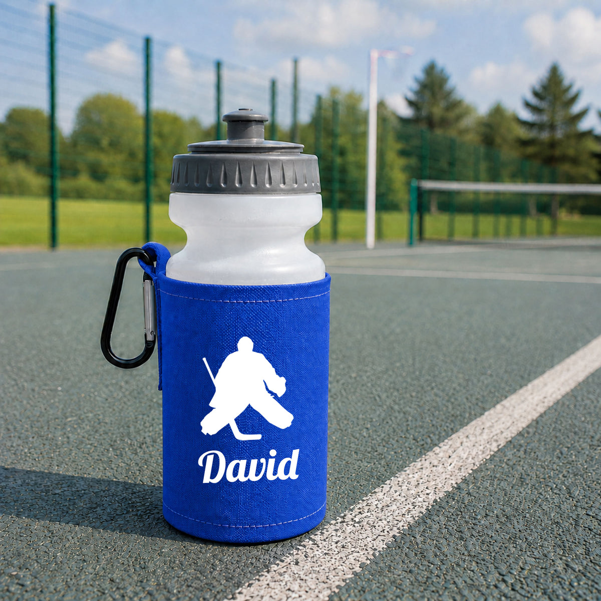 Royal Blue Water Bottle & Holder