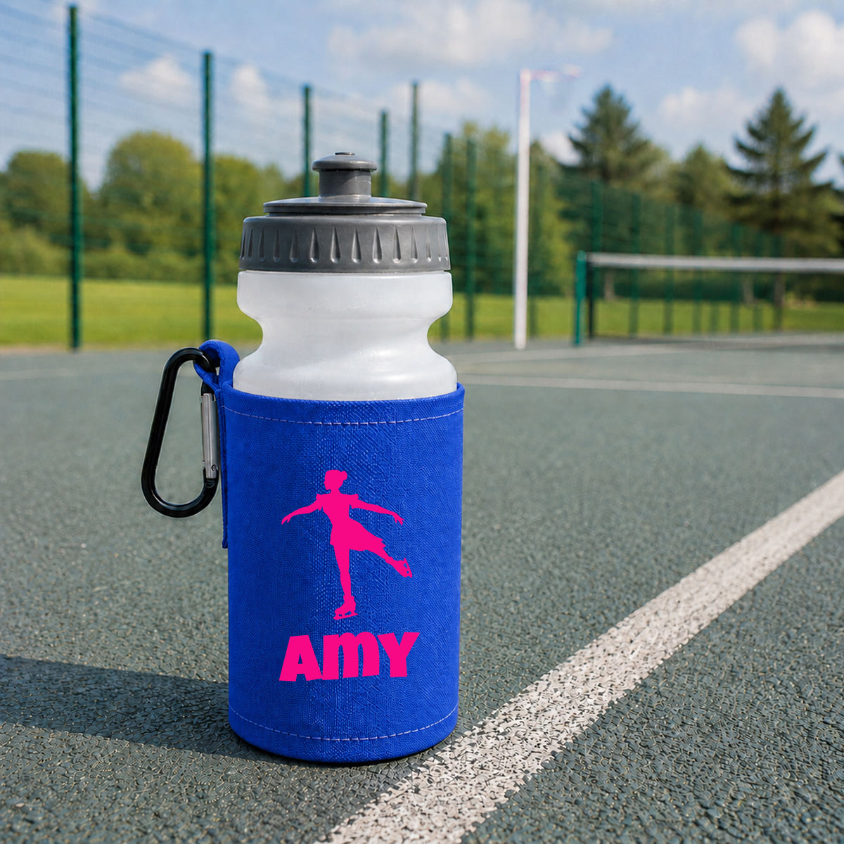 Royal Blue Water Bottle & Holder