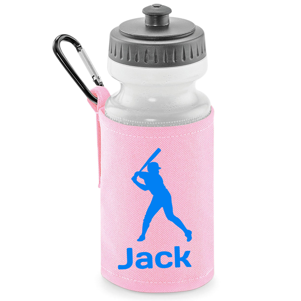 Baby Pink Water Bottle & Holder