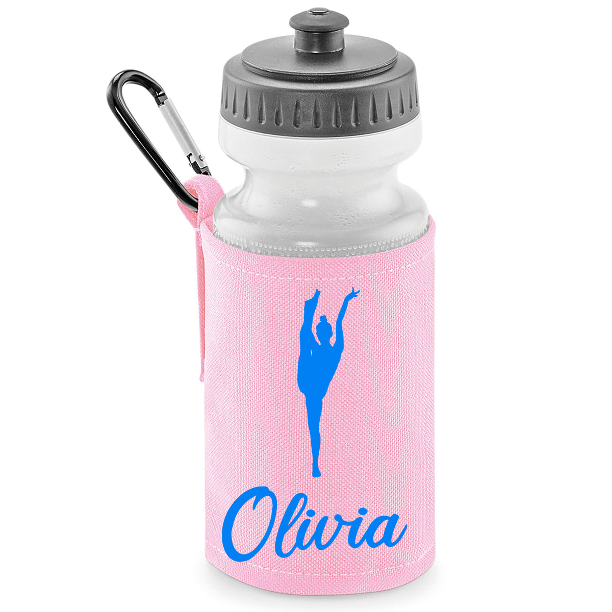 Baby Pink Water Bottle & Holder