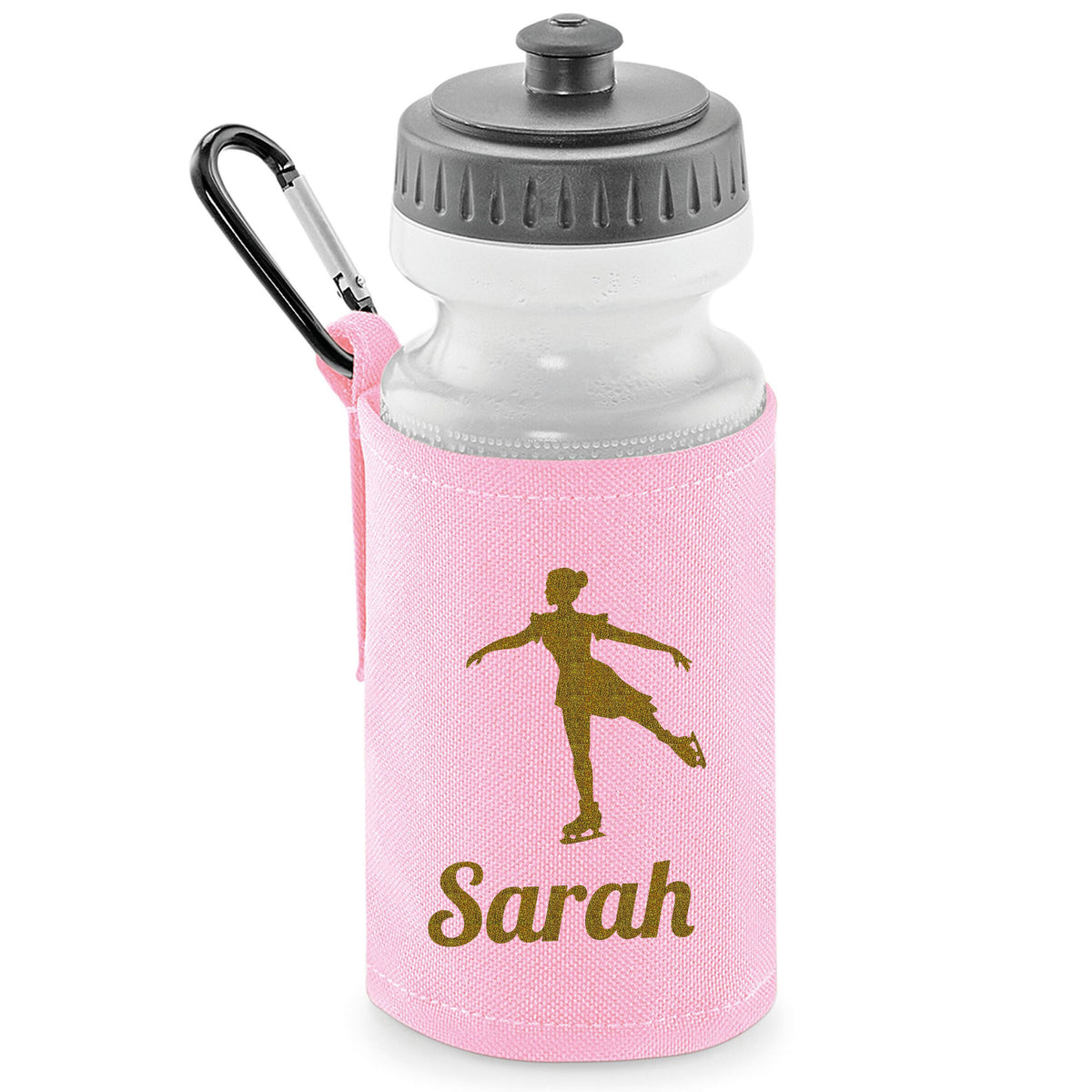 Baby Pink Water Bottle & Holder